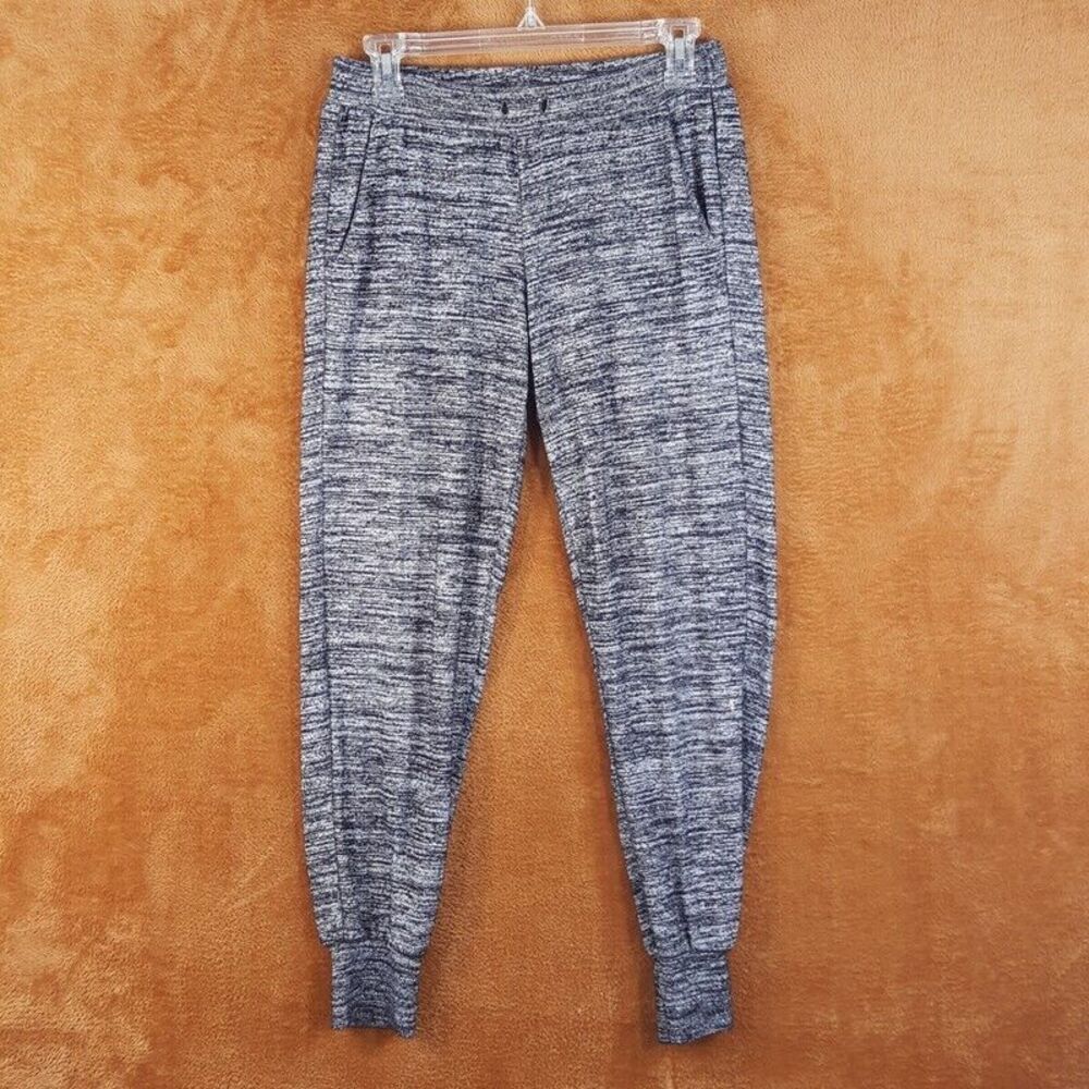 VELVET GRAHAM SPENCER Womens Joggers Small Gray Marled Pull On Soft Knit Lounge